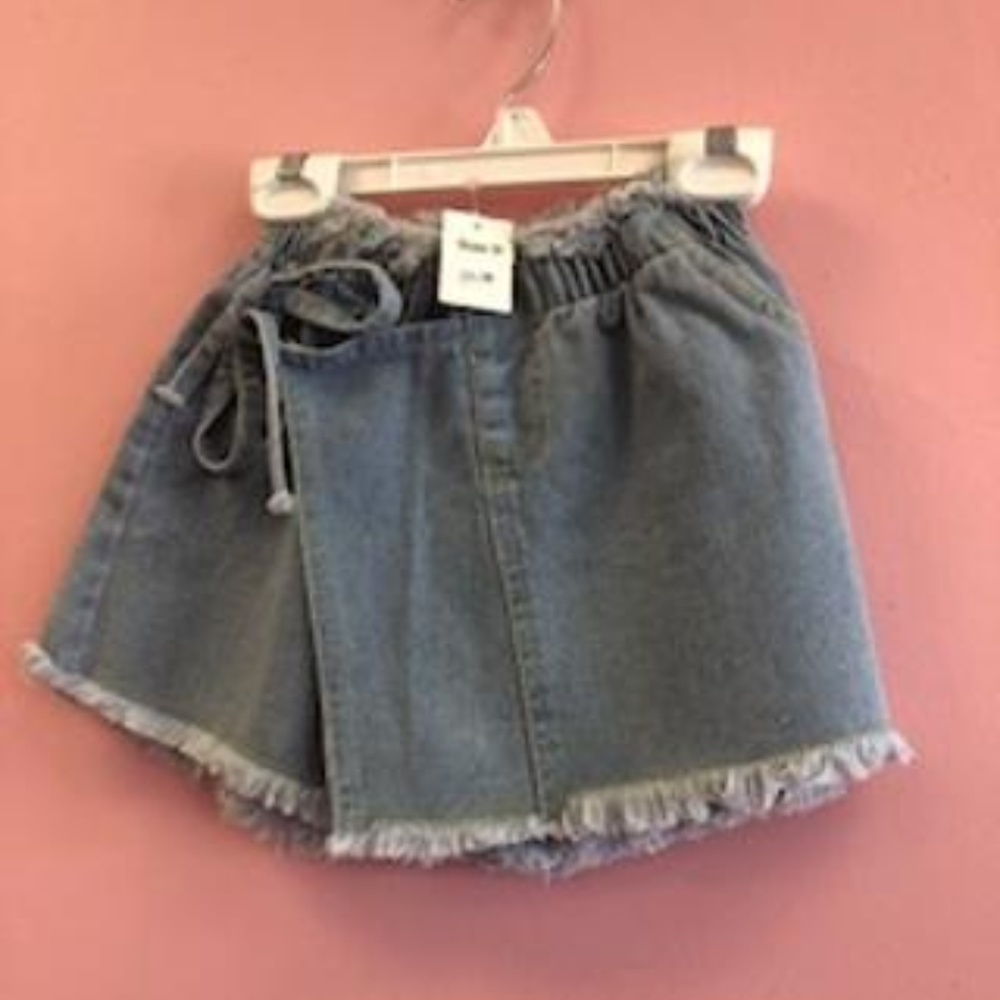 Blue jean skort